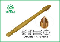 Çift R Hex Shank Matkap Uçları, Flüt ile 3 Düz 16mm Duvar Matkap Ucu
