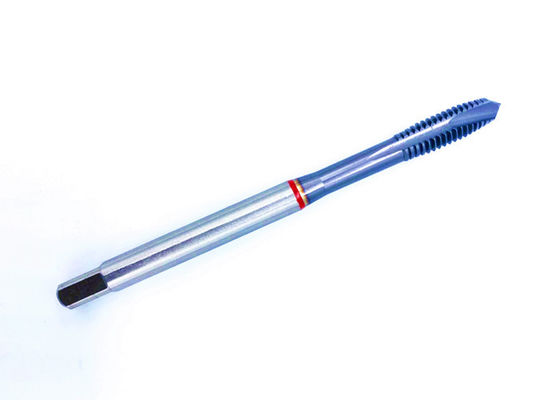 satın al Kırmızı Halka M6X1.0 Spiral Nokta TICN Kaplı HSS Makine Muslukları çevrimiçi üretim